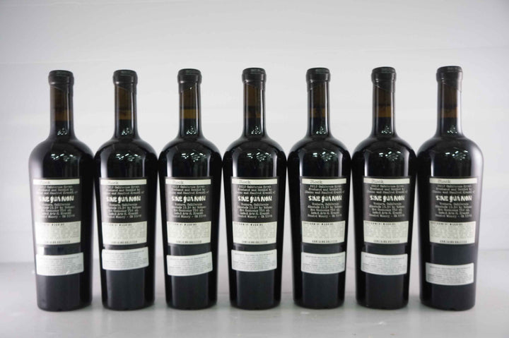 Sine Qua Non Stock Syrah 2012