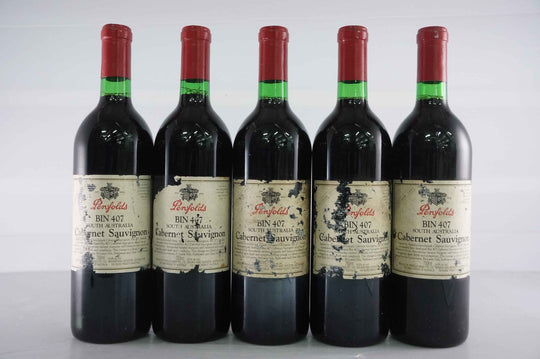 Penfolds Bin 407 (label condition) 1991 *