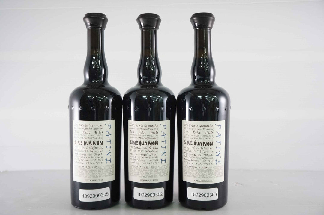 Sine Qua Non Patine Grenache 2011