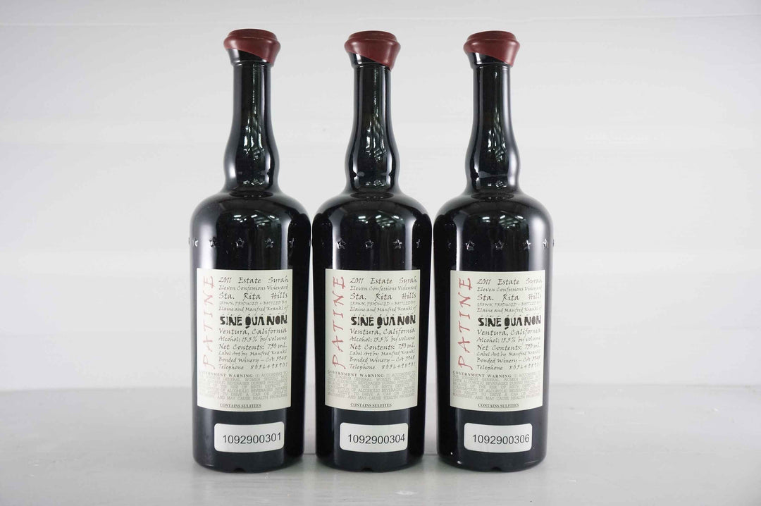 Sine Qua Non Patine Syrah 2011
