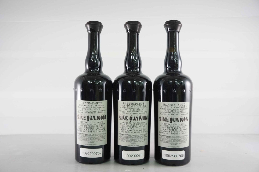 Sine Qua Non Rattrapante Grenache 2012