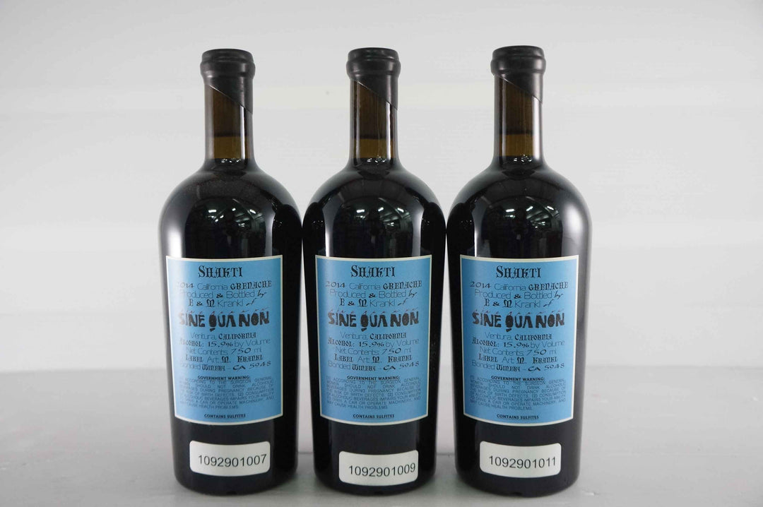 Sine Qua Non Shakti Grenache 2014