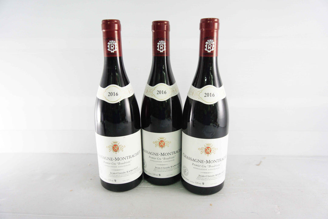 Ramonet Chassagne Montrachet Boudriottes Rouge 1er Cru 2016