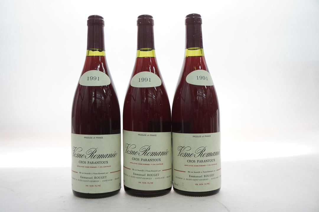 Emmanuel Rouget Vosne Romanee Cros Parantoux 1er Cru 1991
