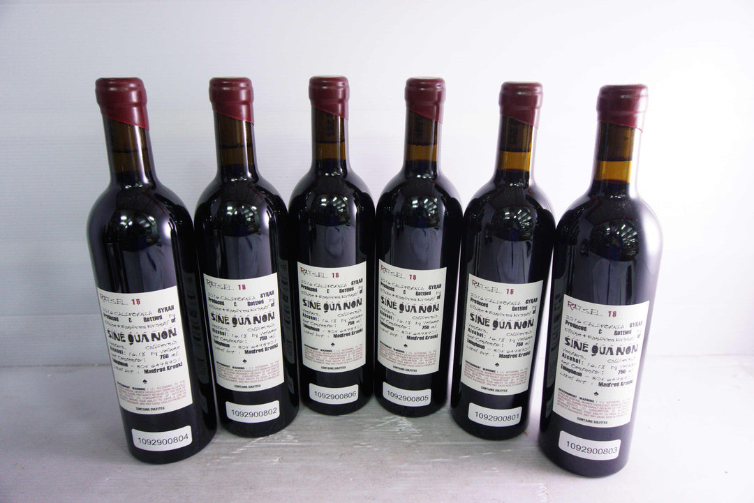 Sine Qua Non Ratsel Syrah 2016