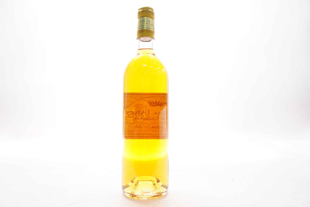 Chateau de Fargues 1988