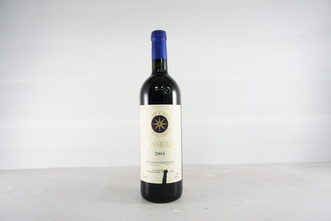 Sassicaia (Torn label) 2004
