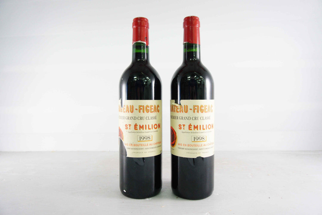 Chateau Figeac (Torn label) 1998