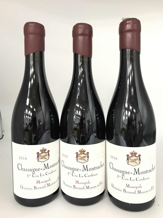 Bernard Moreau Chassagne Montrachet La Cardeuse 1er Cru Rouge 2018