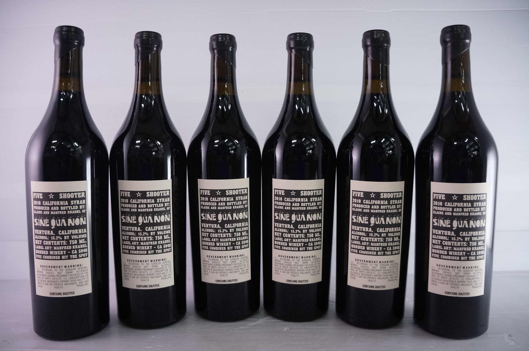 Sine Qua Non Five Shooter Syrah 2010