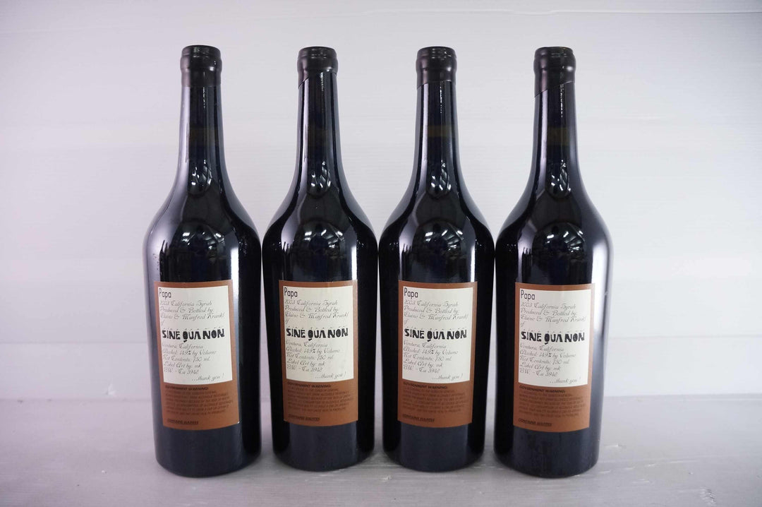 Sine Qua Non Papa Syrah 2003 *