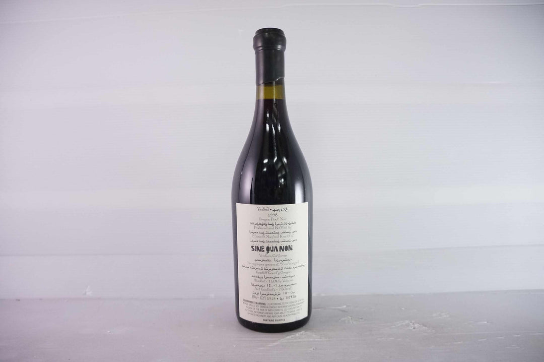 Sine Qua Non Veiled Pinot Noir 1998