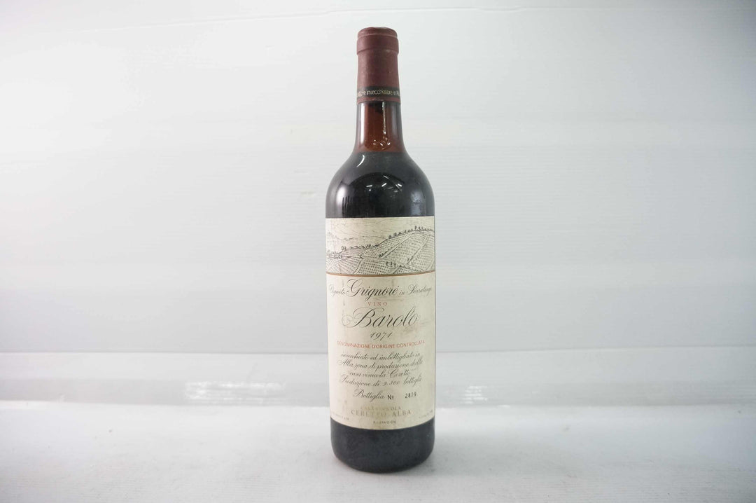 Ceretto Barolo Grignore 1971 *