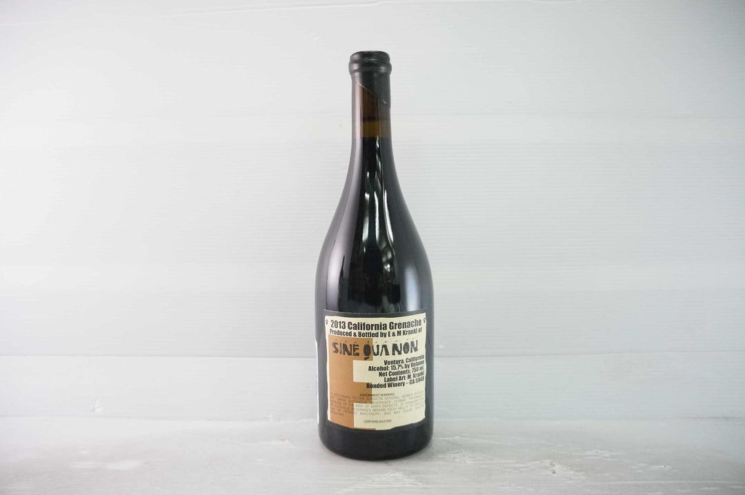 Sine Qua Non Female Grenache 2013