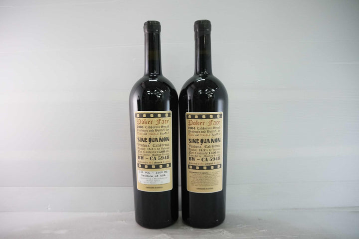Sine Qua Non Poker Face Syrah Magnum 2004 *