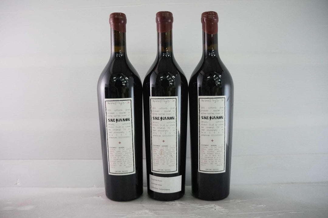 Sine Qua Non Atlantis Fe203-1a Syrah 2005 *