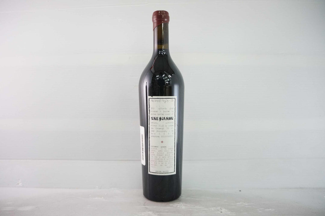 Sine Qua Non Atlantis Fe203-1b Syrah 2005 *