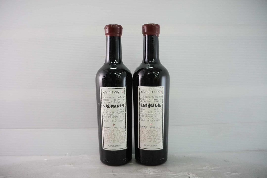 Sine Qua Non Atlantis Fe203-3e Roussanne Half Bottle 2005