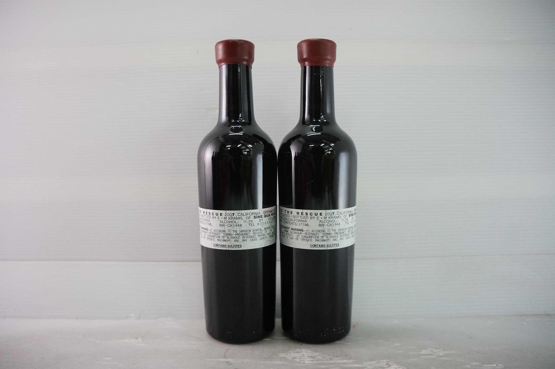 Sine Qua Non To The Rescue Grenache Half Bottle 2007