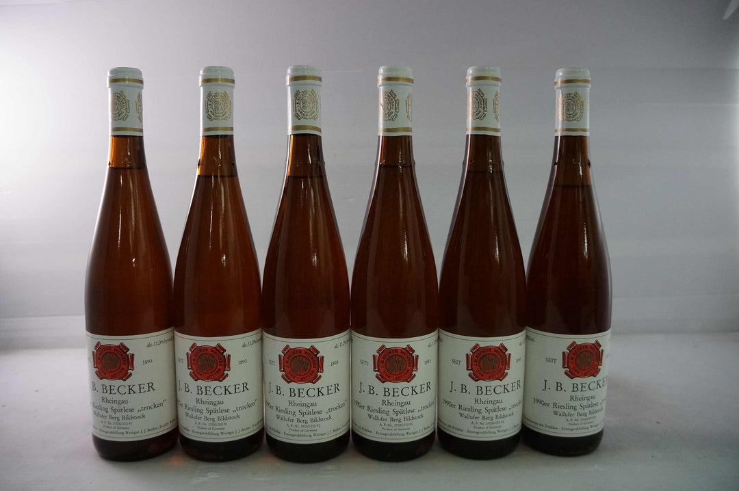 J.B. Becker Wallufer Berg Bildstock Riesling Spatlese Trocken 1990