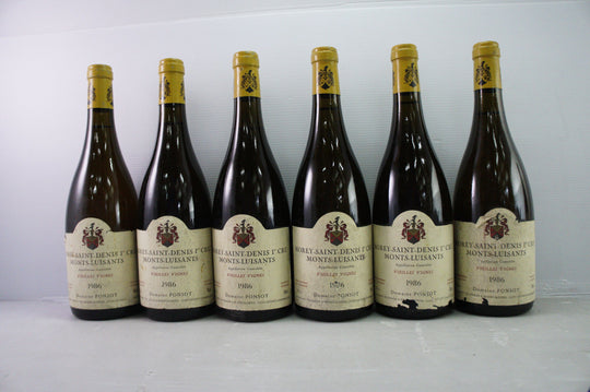 Ponsot Morey Saint Denis Clos des Monts Luisants Blanc 1er Cru 1986 *