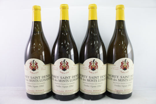 Ponsot Morey Saint Denis Clos des Monts Luisants Blanc 1er Cru Magnum 1992