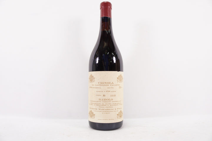 Giuseppe Mascarello Vignola Barolo 1974 *