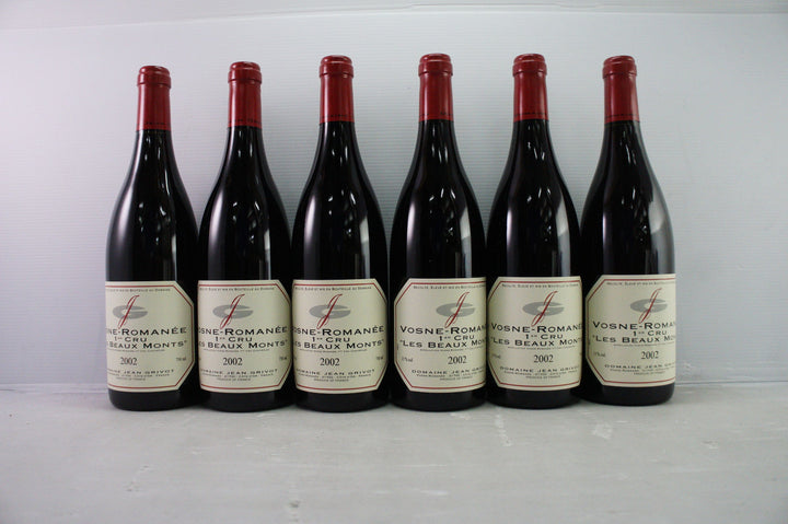 Jean Grivot Vosne Romanee Les Beaux Monts 1er Cru 2002