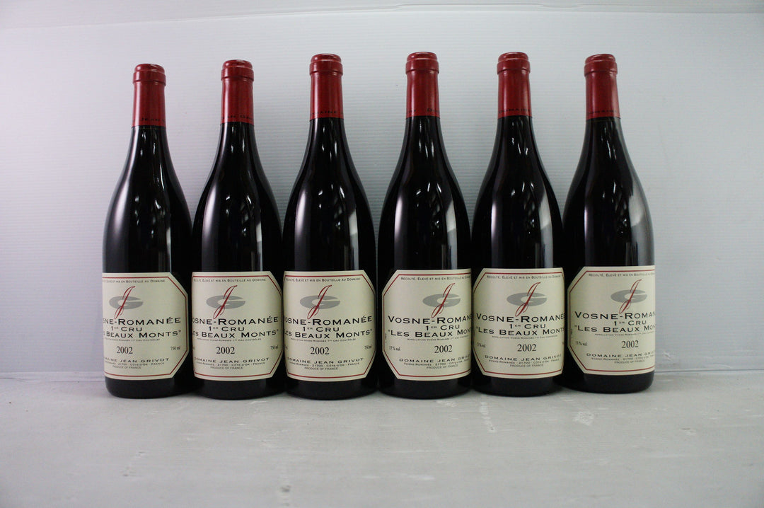 Jean Grivot Vosne Romanee Les Beaux Monts 1er Cru 2002