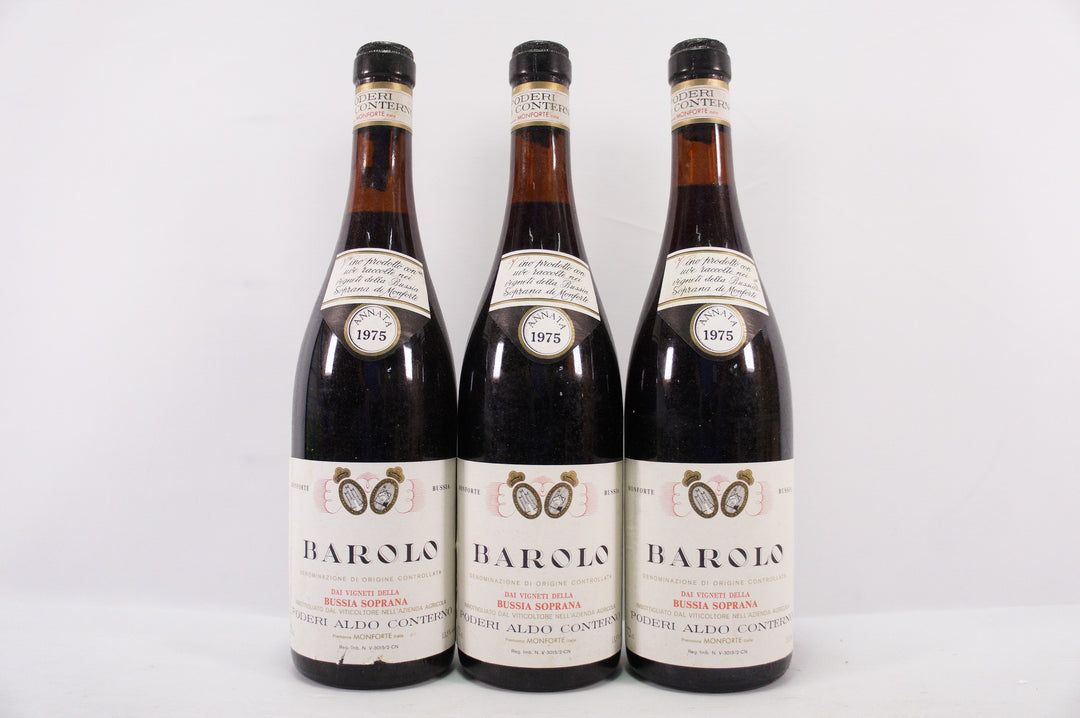 Aldo Conterno Barolo Bussia Soprana 1975 *