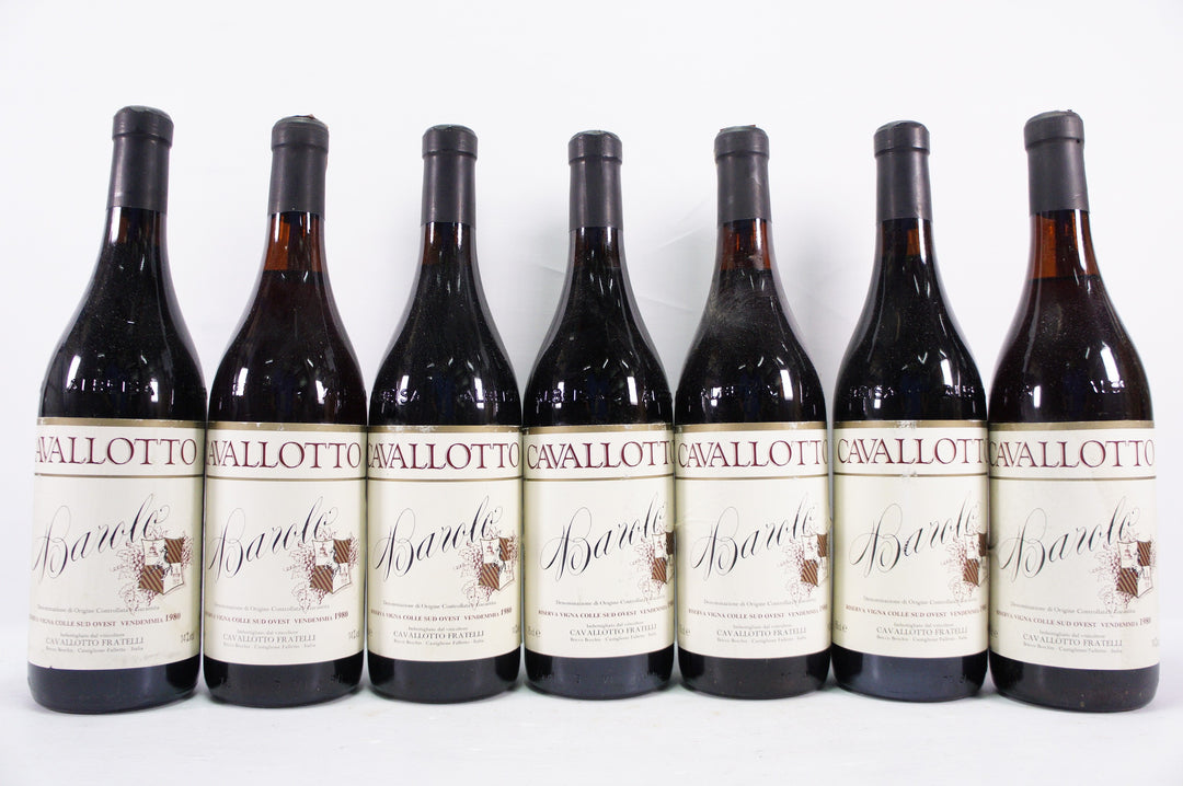 Cavallotto Barolo Riserva Vigna Colle Sud Ovest 1980 *