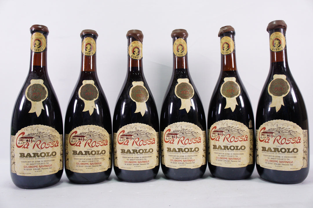 Giuseppe Ravinale Ca' Rossa Barolo 1971 *