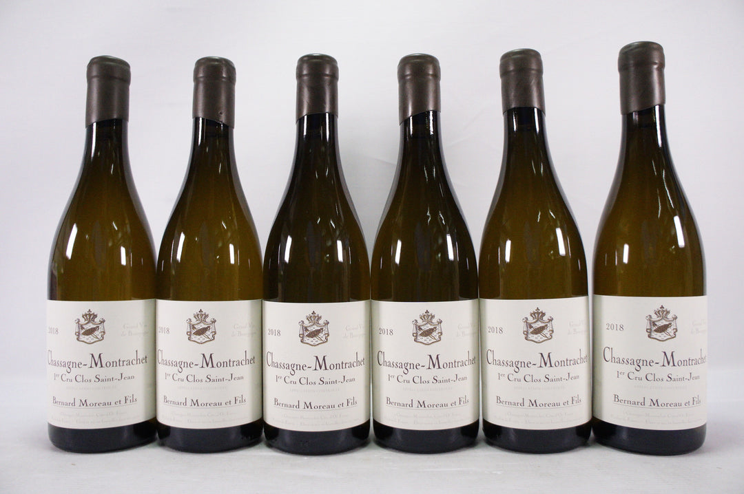 Bernard Moreau Chassagne Montrachet Clos Saint Jean 1er Cru 2018
