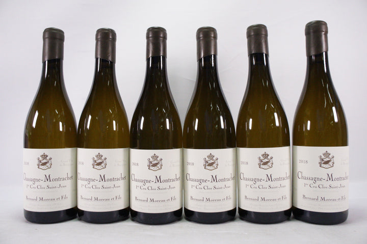 Bernard Moreau Chassagne Montrachet Clos Saint Jean 1er Cru 2018