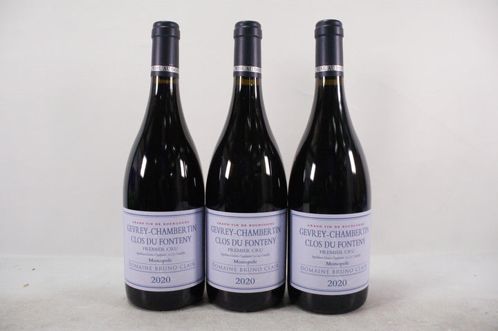 Bruno Clair Gevrey Chambertin Clos Du Fonteny 1er Cru Monopole 2020