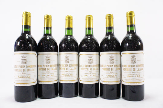 Chateau Pichon Longueville Comtesse de Lalande 1986