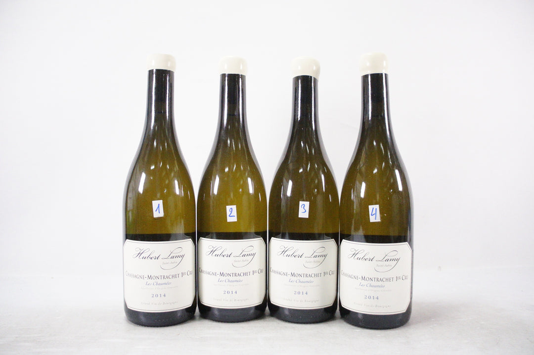 Hubert Lamy Chassagne Montrachet Les Chaumees 1er Cru 2014 *