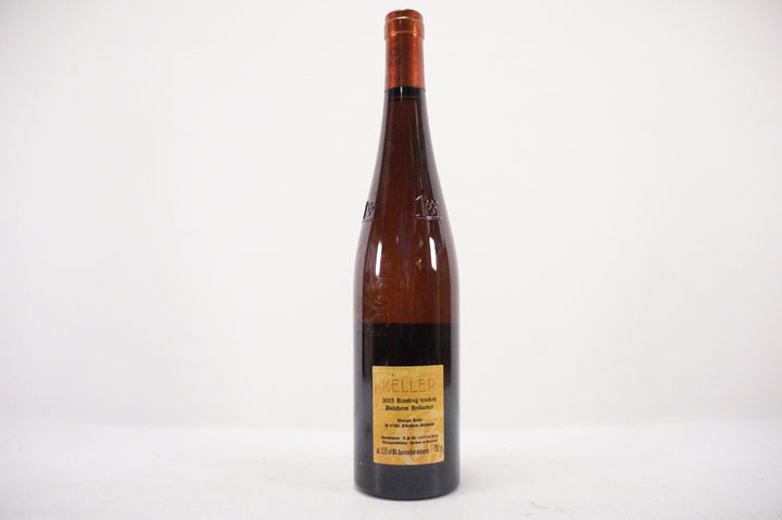 Keller Dalsheimer Hubacker Riesling Trocken Grosses Gewachs 2003