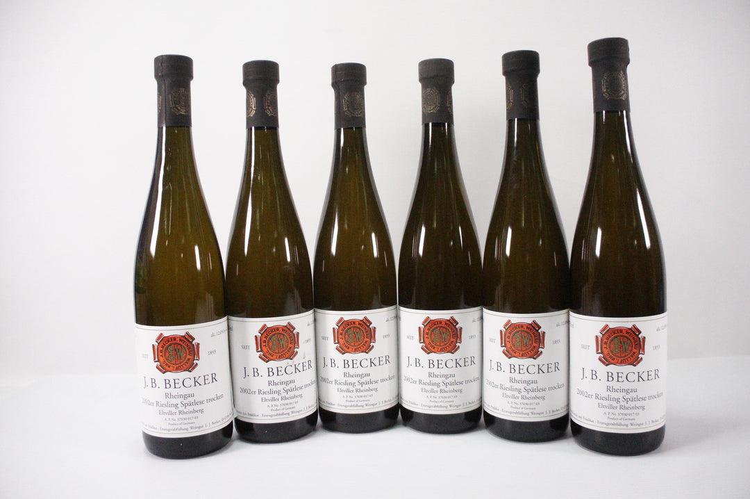 J.B. Becker Eltviller Rheinberg Riesling Spatlese Trocken 2002