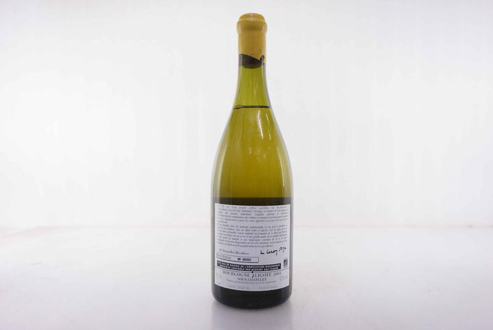 d'Auvenay Bourgogne Aligote Sous Chatelet 2003