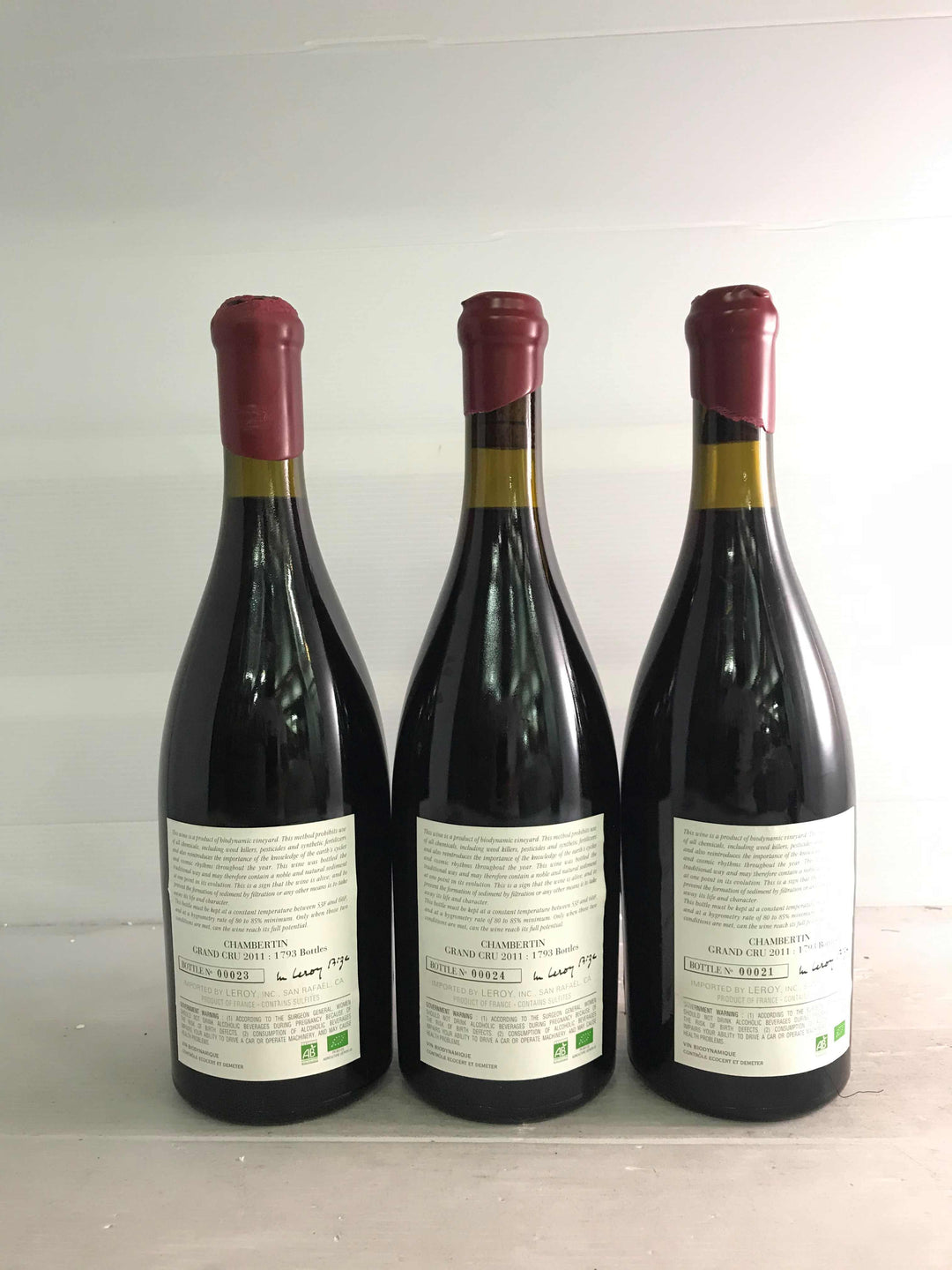 Leroy (Domaine) Chambertin Grand Cru 2011