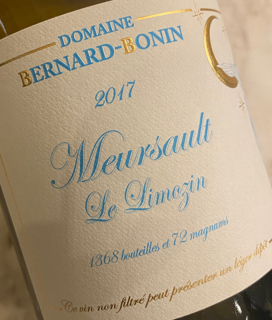 Bernard Bonin Meursault Les Tillets 2017
