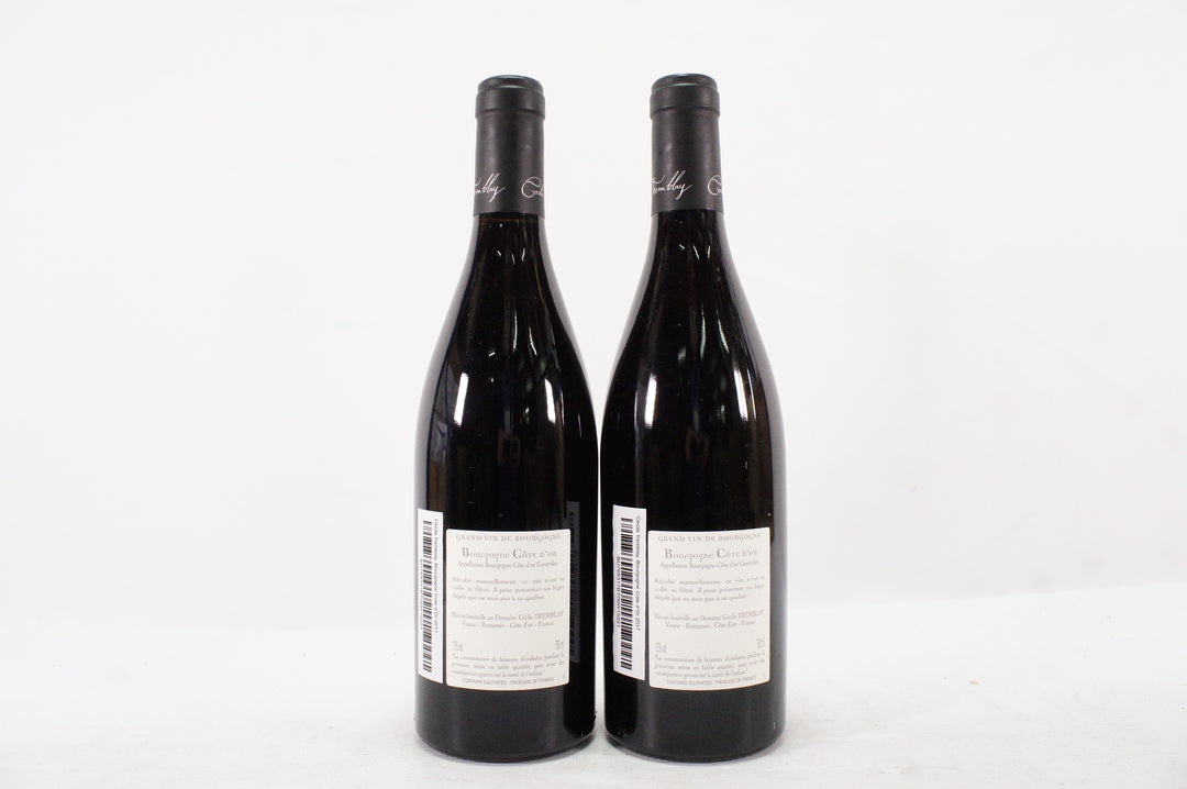 Cecile Tremblay Bourgogne Cote d'Or Rouge 2017
