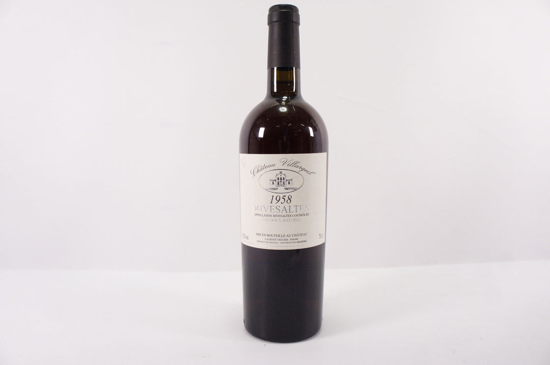 Chateau Villargeil Rivesaltes 1958