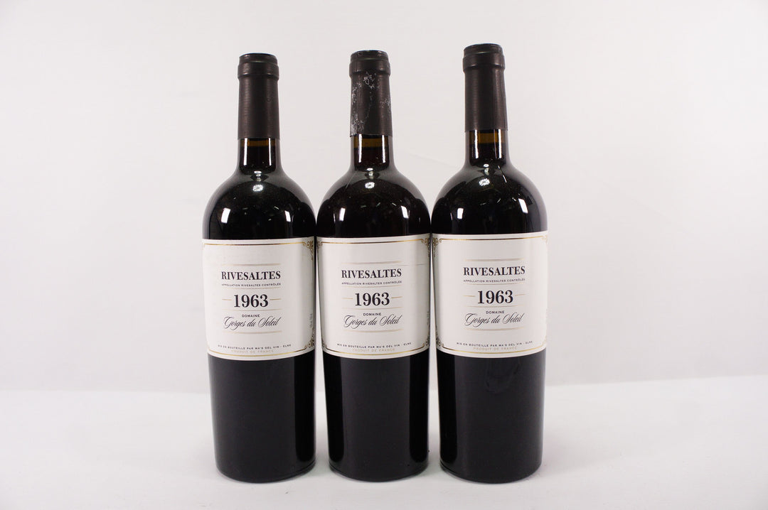Domaine des Gorges du Soleil Rivesaltes Rouge 1963 *