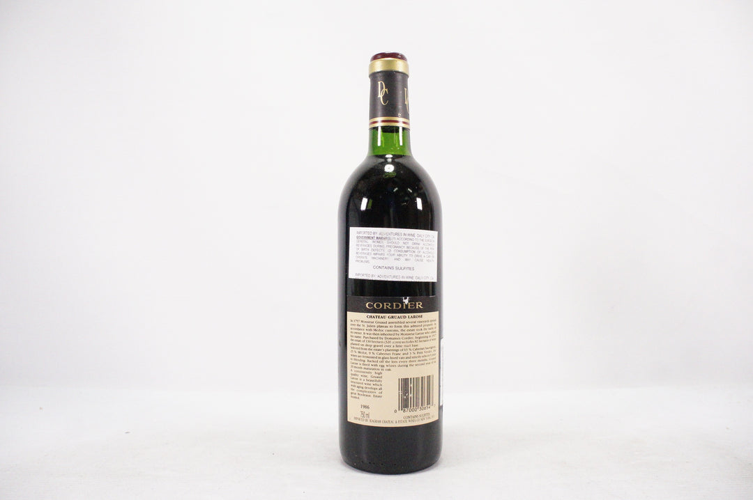Chateau Gruaud Larose 1986 *