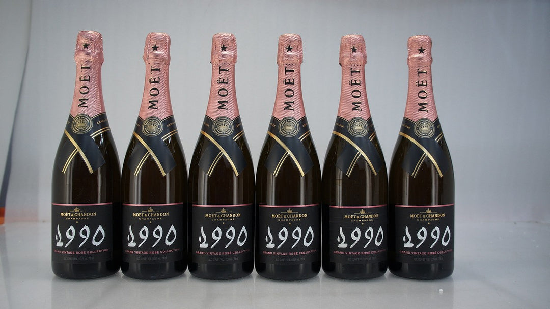 Moet & Chandon Rose Vintage Collection (Chalk Label) 1990