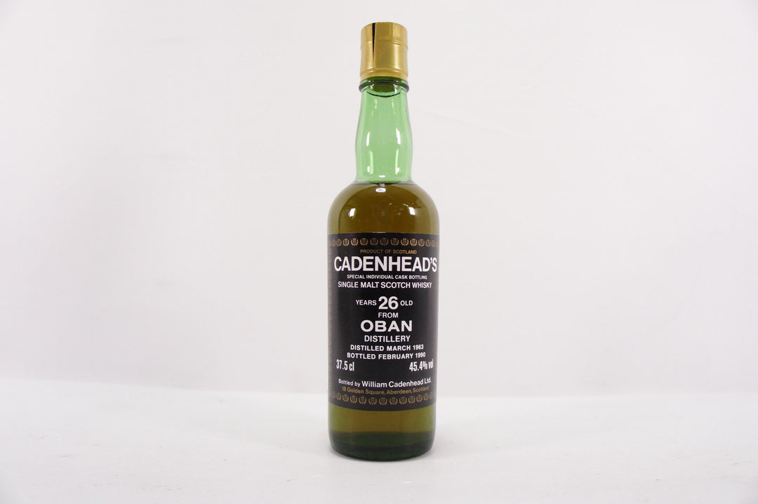 Oban 26 Year Old Cadenhead Half Bottling with Box 1963