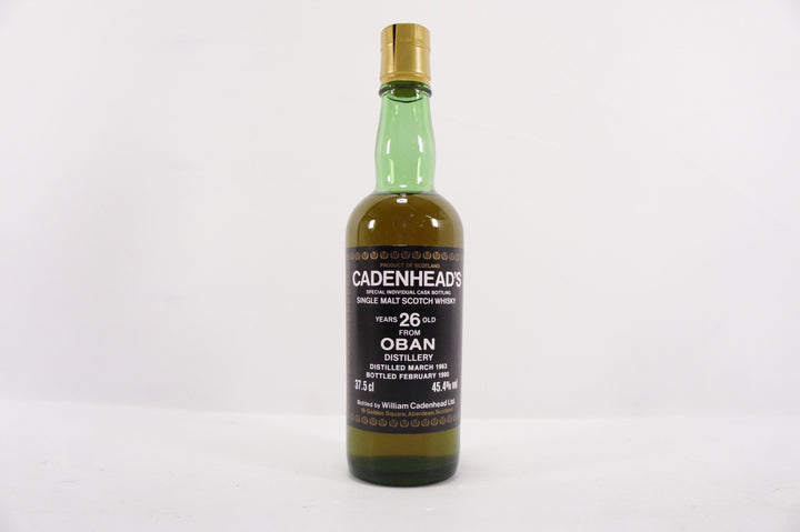 Oban 26 Year Old Cadenhead Half Bottling with Box 1963