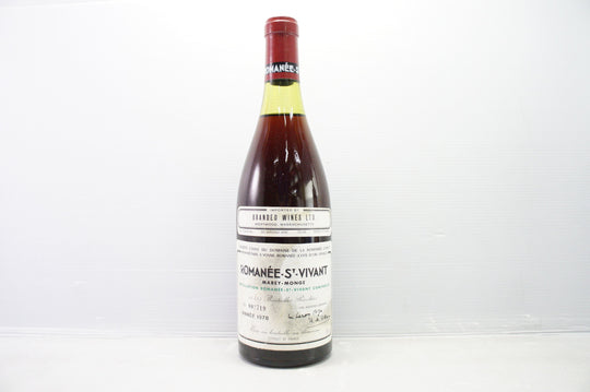 DRC Romanee St Vivant Grand Cru 1978 *